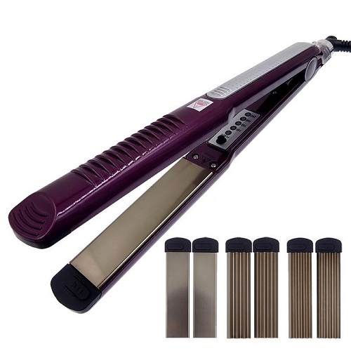 Máy dập xù máy bấm tóc máy uốn tóc máy duỗi tóc đa năng 4 in 1 bảo hành 12 tháng