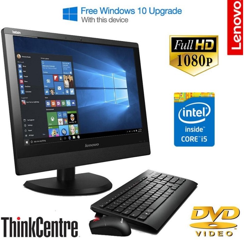 Máy tính All In One Lenovo M93Z core i5-4570s, Ram 4Gb, SSD 128G