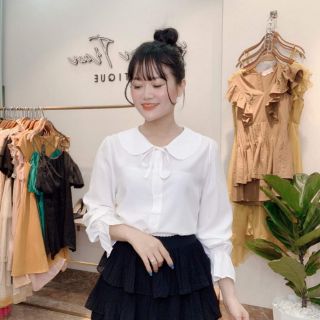 Áo sơ mi cổ tròn LEDAKO