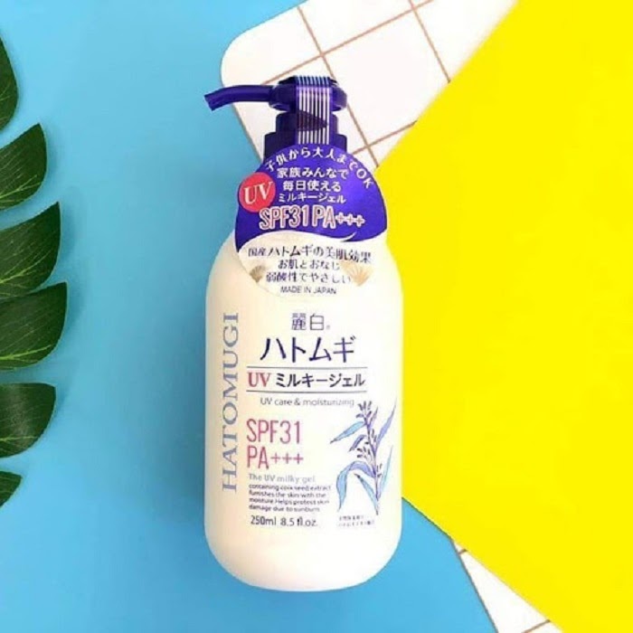 Sữa Dưỡng Thể Chống Nắng, Dưỡng Ẩm Và Sáng Da Hatomugi 250ml | BigBuy360 - bigbuy360.vn