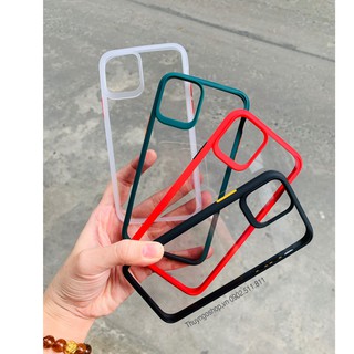 ỐP LƯNG TRONG VIỀN MÀU BẢO VỆ CAMERA CHỐNG SỐC TUYỆT ĐỐI CHO IPHONE 11/ 11 PRO/ 11 PRO MAX CHÍNH HÃNG ROCK