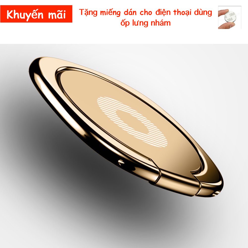 Nhẫn Điện Thoại Smart Phone Xoay Tròn 360 Đa Năng Đeo Ngón Tay Là Giá Đỡ Điện Thoại Nghe Nhạc Xem Phim