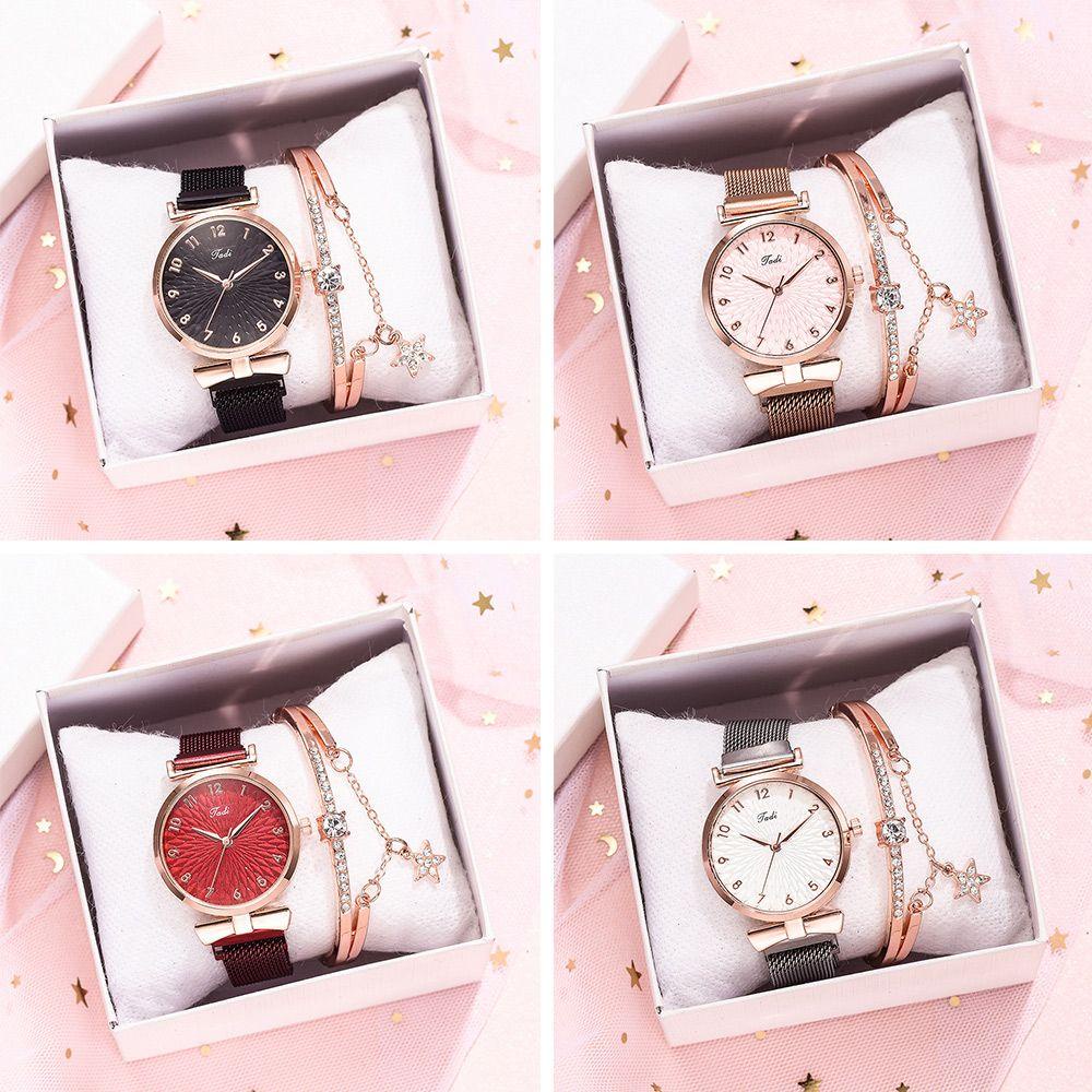 CACTU Đồng Hồ Quartz Dây Da Thiết Kế Đơn Giản