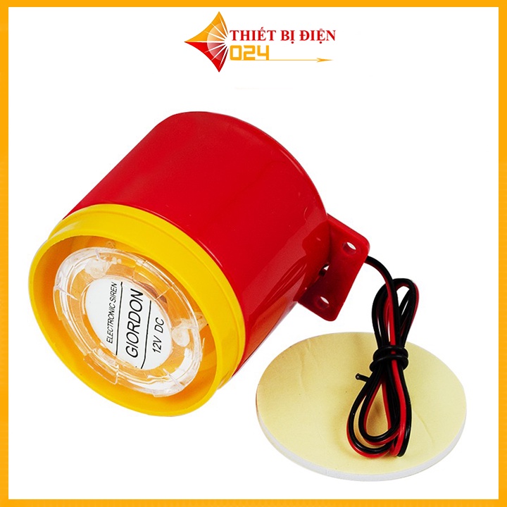 Còi Hú Báo Động 1 Tiếng Cảnh Sát- 12VDC