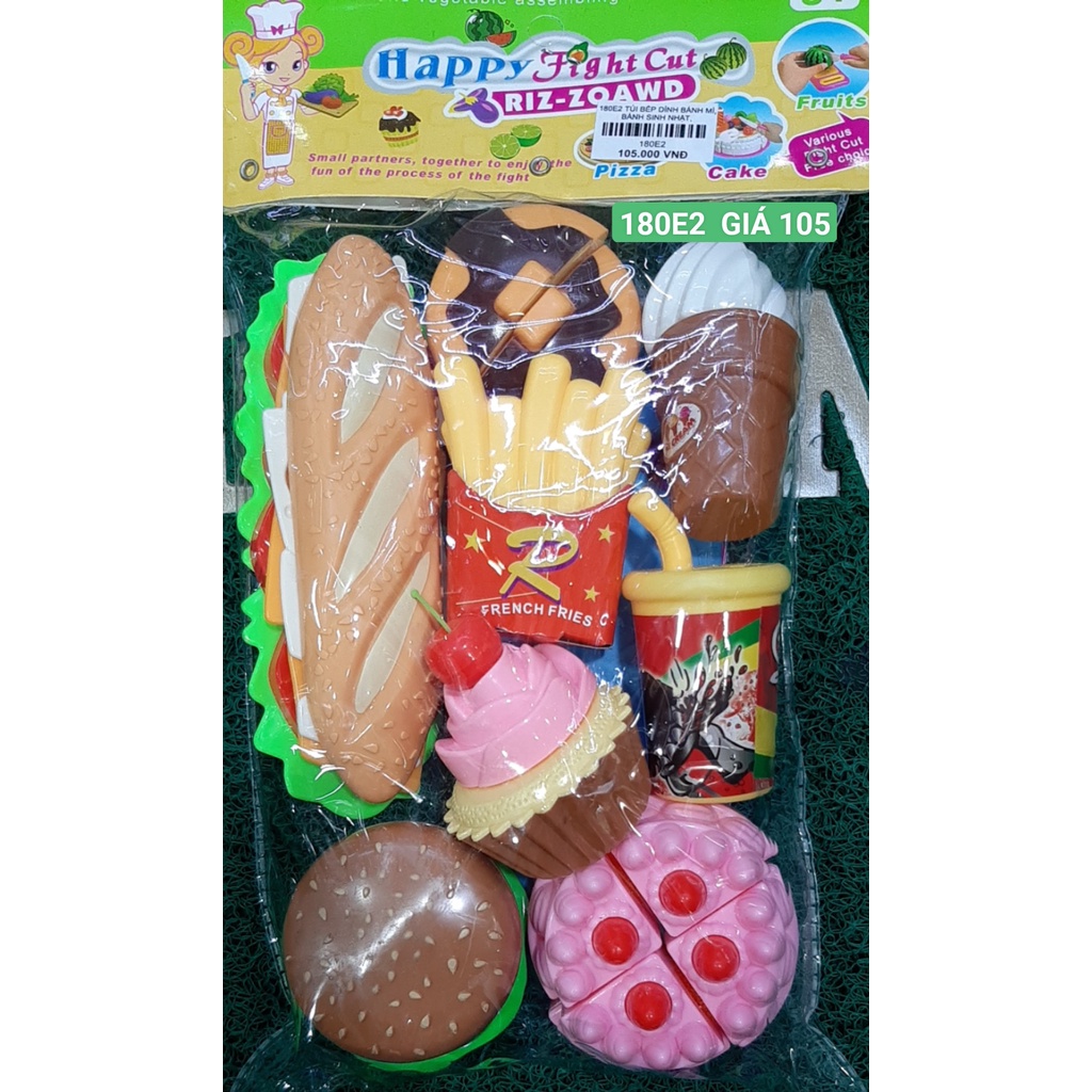 Đồ chơi bé gái - Túi chơi đồ hàng các loại