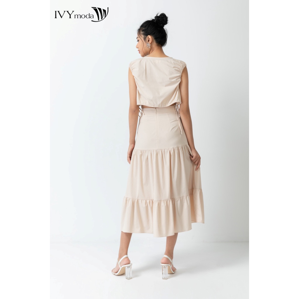 Chân váy xòe qua gối IVY moda MS 31B8650