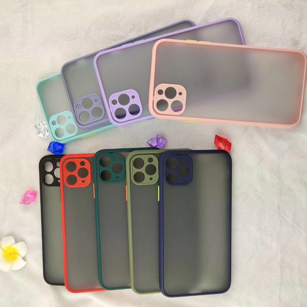 Ốp iphone, ốp lưng điện thoại ip bảo vệ camera nhám mờ nhựa cứg 6/6s/6plus/6splus/7/8/7plus/8plus/x/xs/xsmax/11/11promax | BigBuy360 - bigbuy360.vn