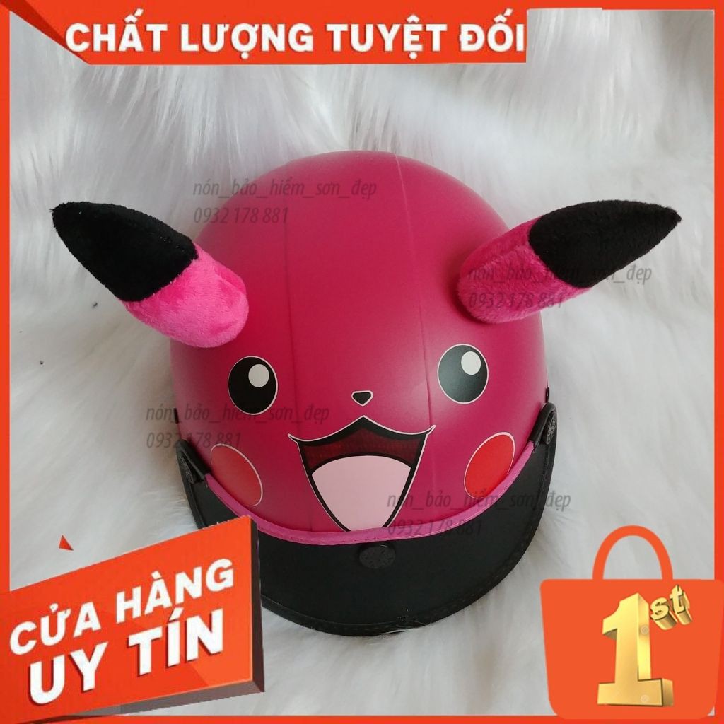 Mũ Bảo Hiểm Trẻ Em_Nón Bảo Hiểm Trẻ Em Pokemon