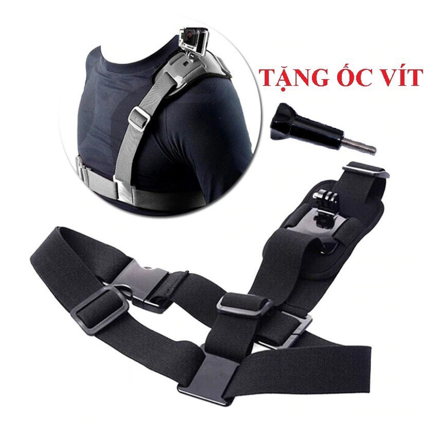 Dây Đeo Vai Cho Tất Cả Camera Hành Trình Go Pro, Sjcam, Eken Tặng Ốc Vít