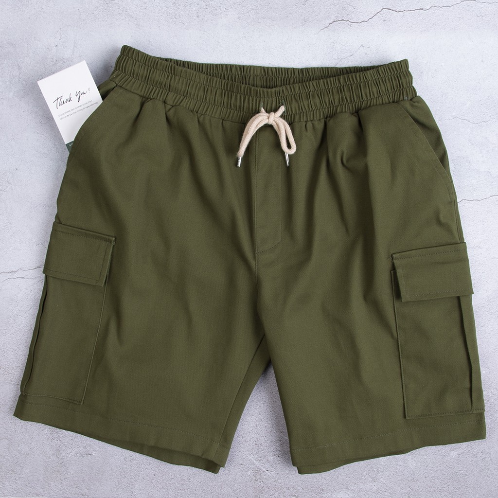 Quần Short Kaki Túi Hộp R.M Menswear,5 Màu Unisex Ulzzang Hàn Quốc