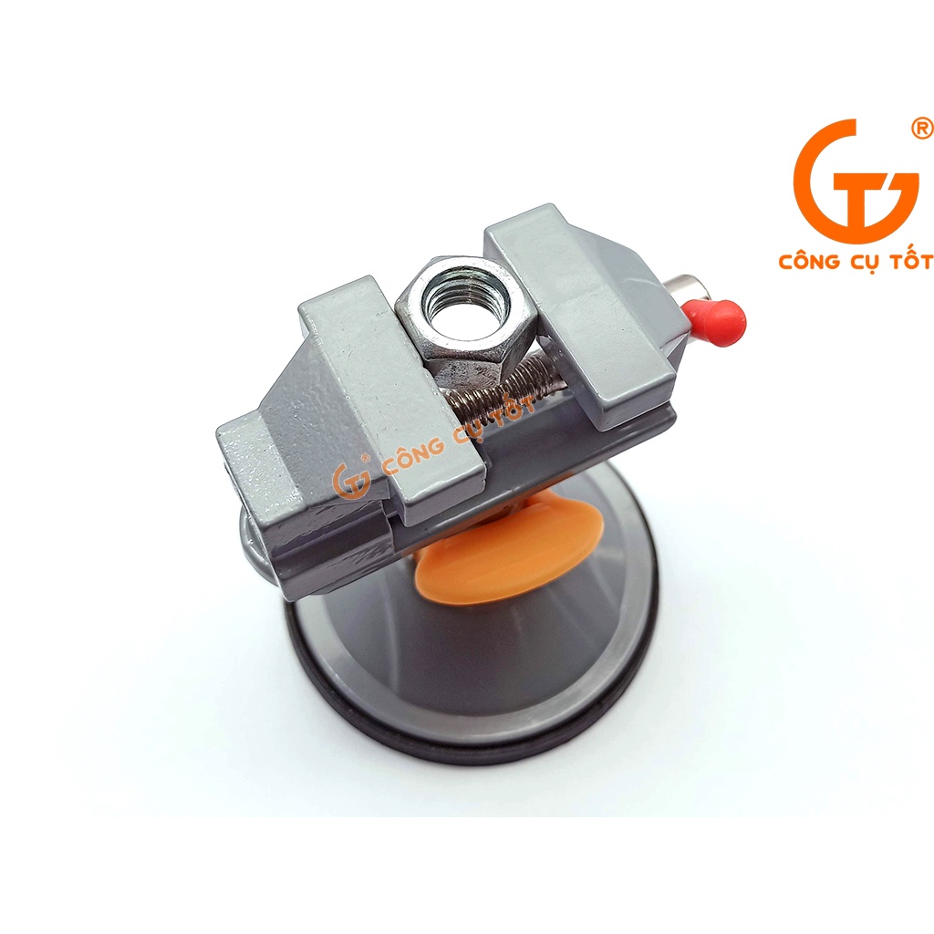 Ê tô mâm xoay hít bàn kẹp phẳng độ mở 30mm