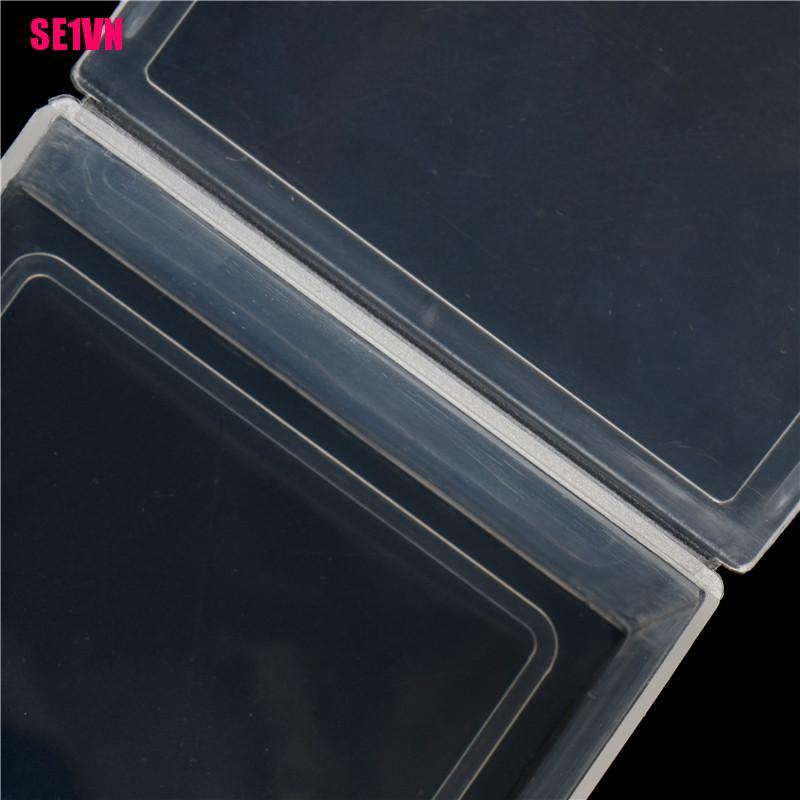 Hộp nhựa trong suốt mini 1 ngăn đựng trang sức tiện dụng