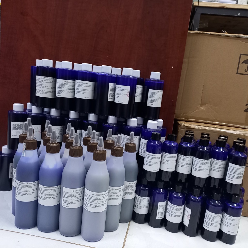 Gội Tím khử ánh vàng,tóc bạch kim fanola chai triết 100ml , 250ml, 350ml và 1000ml