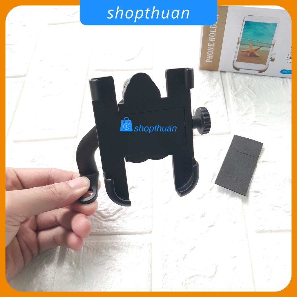 Kẹp điện thoại gắn xe máy 19-01 xoay 360 độ