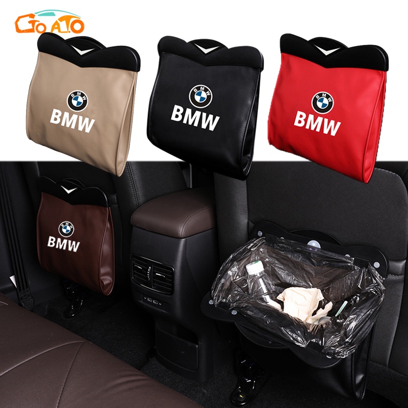 GTIOATO Thùng Rác Ô Tô Thùng Đựng Rác Ô Tô TúI Treo Sau Ghế Ô Tô Da TúI Loc RáC Thùng Rác Treo Sau Ghế Xe Hơi Trang Trí NộI ThấT Ô Tô Cho BMW X4 E46 E90 F30 F10 1 X2 8 118I 320i M4 E60 218i X5 M3 318i X7 E39 7 E36 E30 530i M8 520i X6 Z4 420i