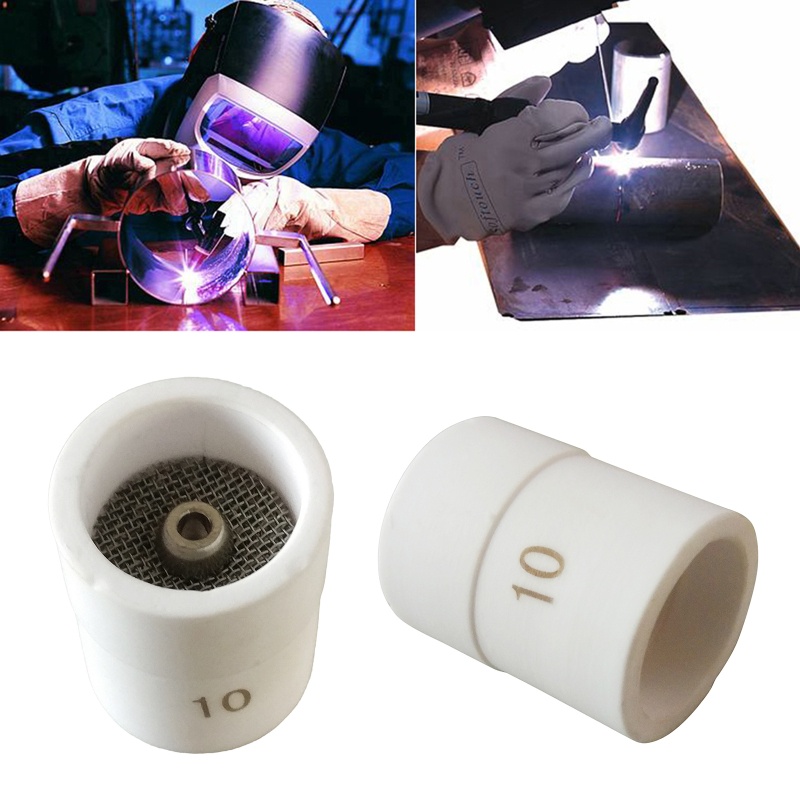 Nụ Hôn 122 kiss 122# 14# Phụ Kiện Đầu Phun Bằng Sứ &amp; Nhôm Cho Máy Hàn WP9 / 20 / 17 / 18 / 26 Tig