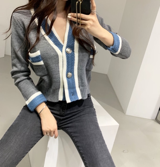 Áo cardigan len tay dài