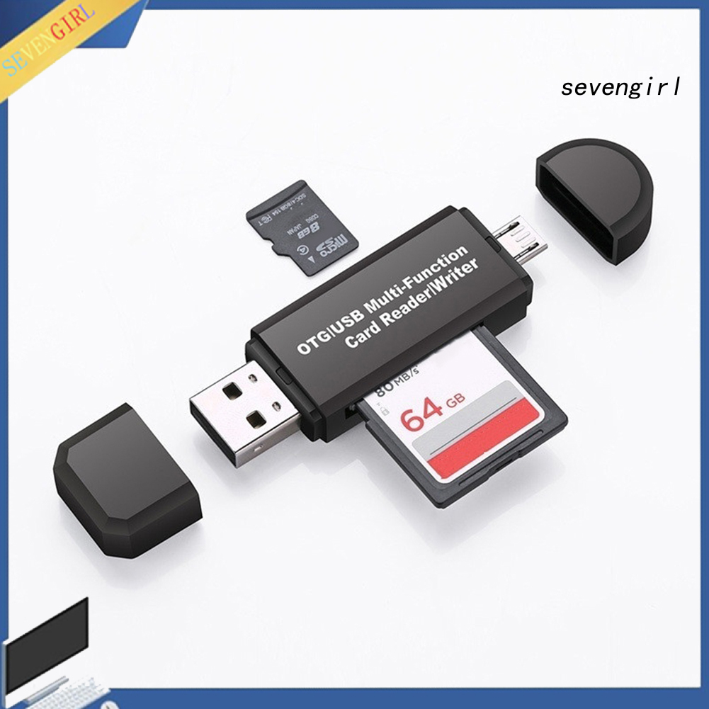 Đầu Đọc Thẻ Nhớ Micro Usb Sd Tf Otg Tốc Độ Cao Cho Điện Thoại / Laptop | BigBuy360 - bigbuy360.vn