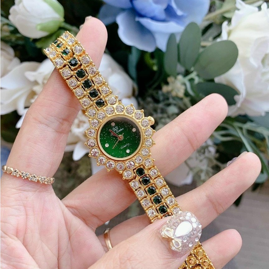 [Mã FAMAYFA2 giảm 10K đơn 50K] Đồng hồ thời trang nữ Bs beesister BSH02 mặt hoa cực đẹp | BigBuy360 - bigbuy360.vn