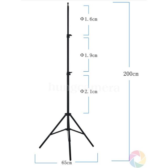 BỘ ĐÈN LIVESTREAM 45CM ĐIỀU KHIỂN KÈM CHÂN &amp; 3 KẸP ĐT