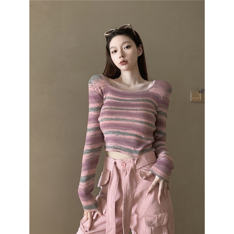 NRVP Áo Sweater Dài Tay Phong Cách Hàn Quốc Sành Điệu Dành Cho Nữ