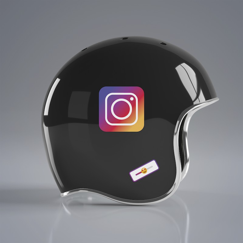 Sticker decal single hình dán lẻ STICKER FACTORY - Chủ Đề Instagram