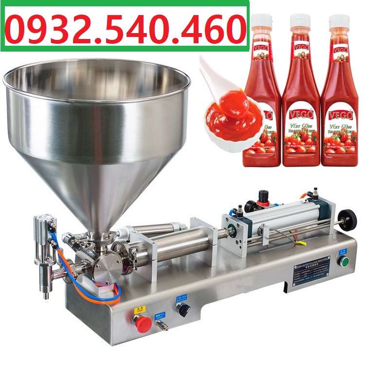 Máy chiết rót 1 vòi dạng phễu 10-100ml DBK G1WG