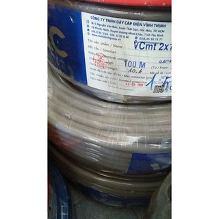 Dây điện bọc 2 lớp đồng 100%