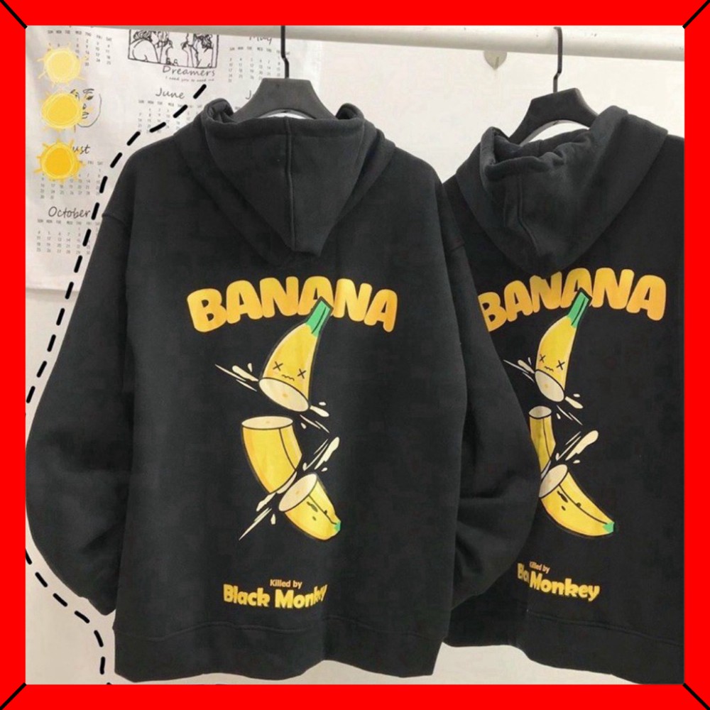 (FREESHIP) ❤ Áo Khoác Nỉ BANANA Siêu hot Form Xinh (MỚI) | BigBuy360 - bigbuy360.vn