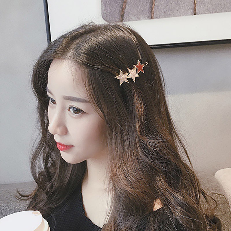 Kẹp tóc hình ngôi sao phong cách Hàn Quốc