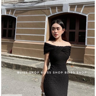 Đầm body nhăn dáng dài