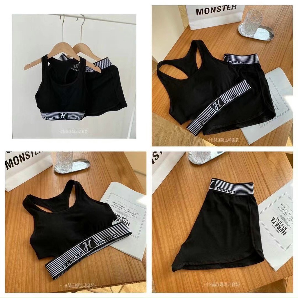 Bộ Đồ Tập Cotton Thể Thao, Đồ Tập Gym, Yoga Chất Cotton Đẹp Mịn Thoáng Mát Thấm Hút Mồ Hôi Tốt Bộ Tập H