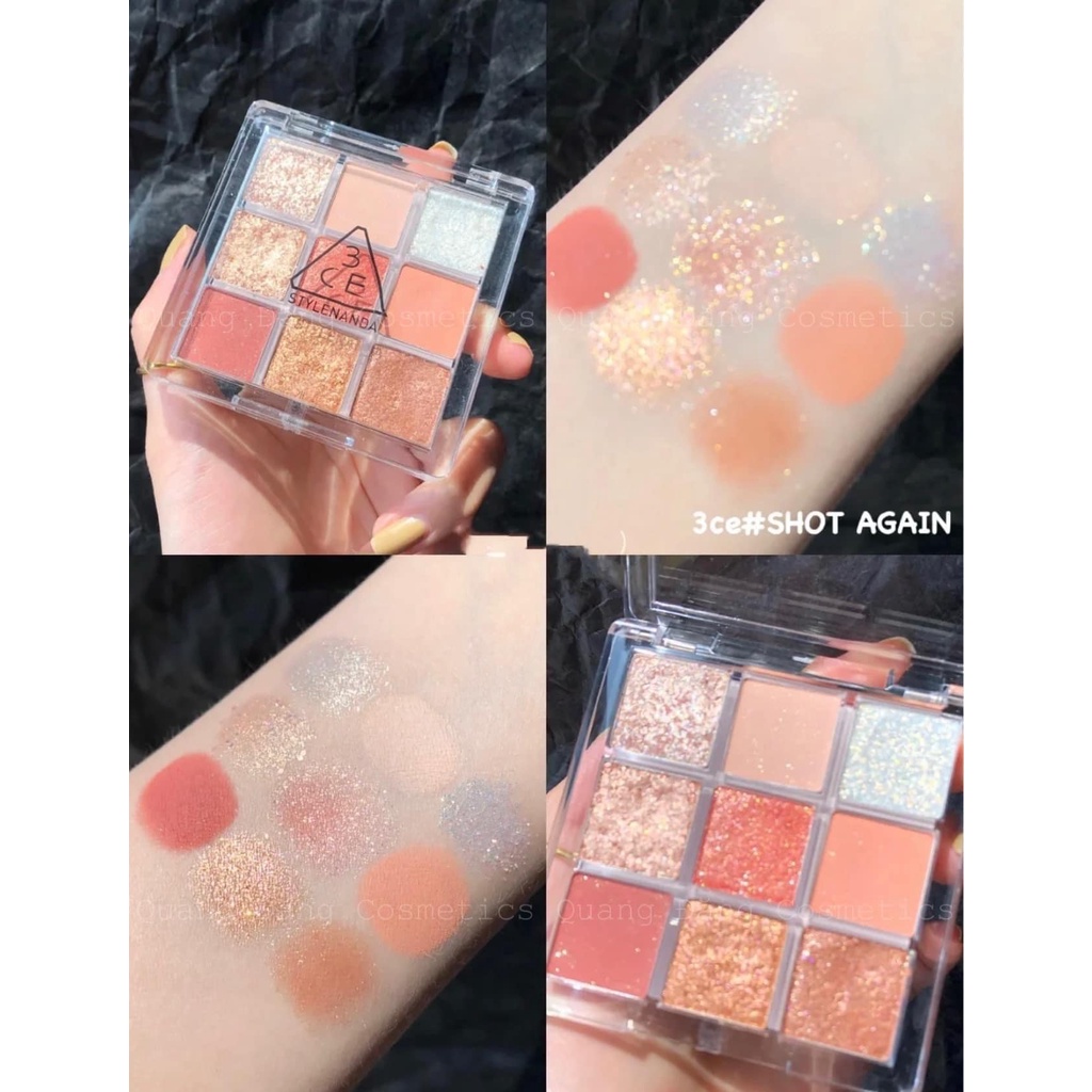Bảng mắt 3CE 9 Ô SHOT AGAIN SIÊU XINH