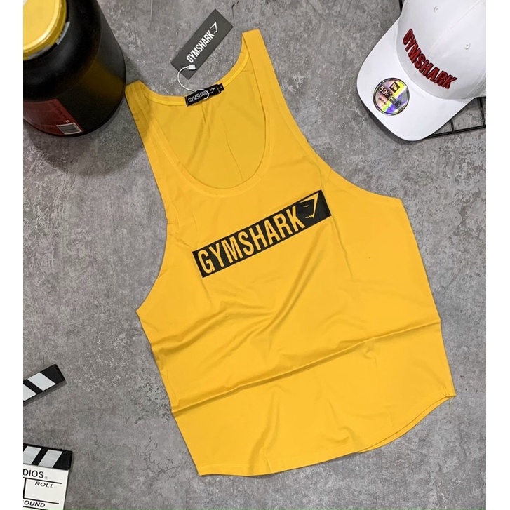 [giảm sốc] áo ba lỗ GYMSHARK cotton 100% phom body cực chất.