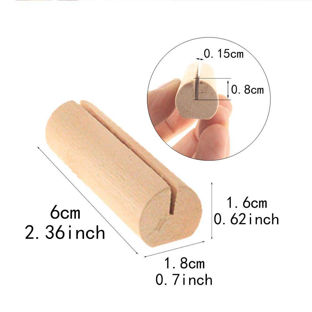 Giá Đỡ Biển Tên Bằng Gỗ Malcom Để Bàn Trang Trí Tiệc Cưới / Sinh Nhật