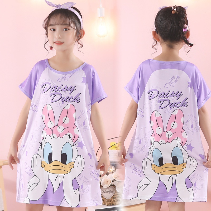 Váy in 3D chất liệu thun thái mịn mát siêu dễ thương cho bé