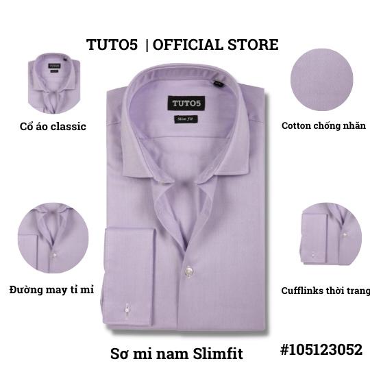 Áo sơ mi nam dài tay công sở trơn TUTO5 thời trang cao cấp chất đẹp Slimfit Shirt kháng khuẩn khử mùi tốt, ít nhăn.