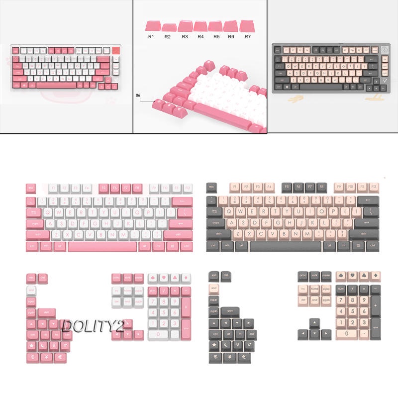 Nút bàn phím cơ JSA PBT chuyên dụng cho chơi game