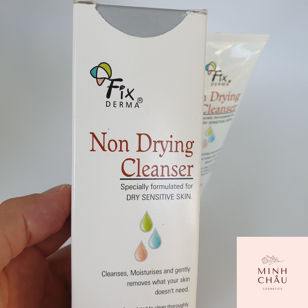 Fixderma Sữa Rửa Mặt Cho Da Khô – Nhạy Cảm Non Drying Cleanser 60g