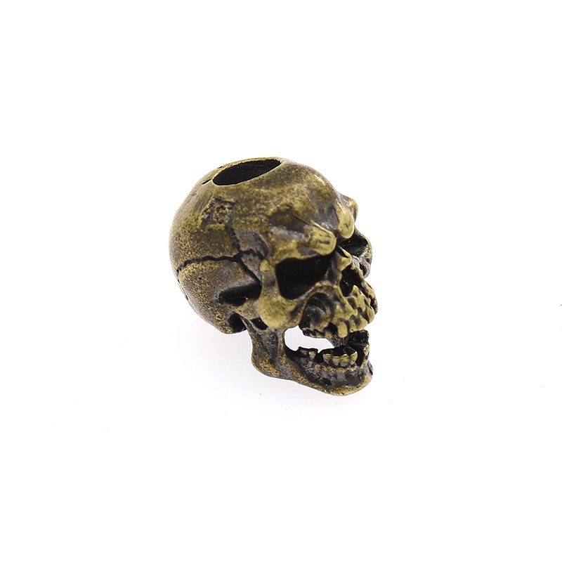 Mặt Dây Chuyền Hình Đầu Lâu Mở Bằng Đồng Thau DIY