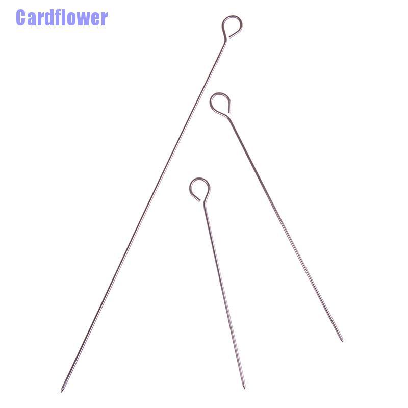 Bộ 10 Xiên Nướng bbq Đầu Tròn Bằng Inox Chuyên Dùng