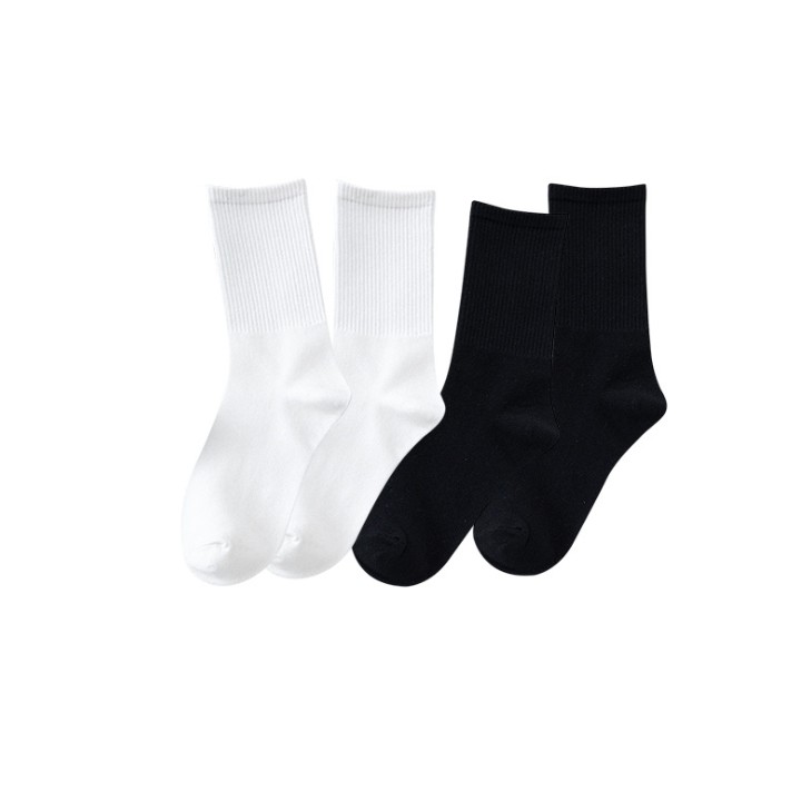 Tất Cổ Cao Nam Nữ Trắng Đen Unisex