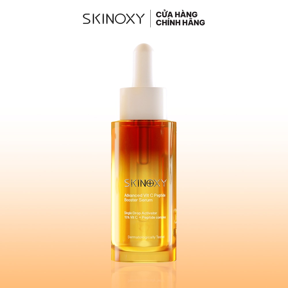 TINH CHẤT DƯỠNG DA SÁNG DA VÀ MỜ THÂM SKINOXY ADVANCED VIT C PEPTIDE BOOSTER SERUM - 30ML