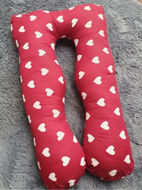 Gối cho bà bầu chữ U vải Cotton 100% mẫu mới nhất