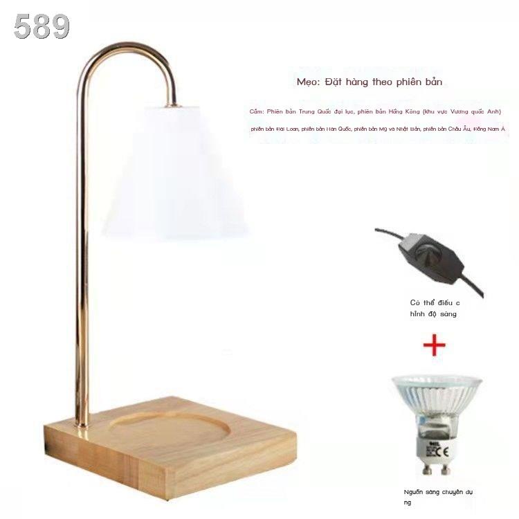 Đèn xông tinh dầu sáp thơm Nến nóng chảy Phòng ngủ Đầu giường bằng gỗ
