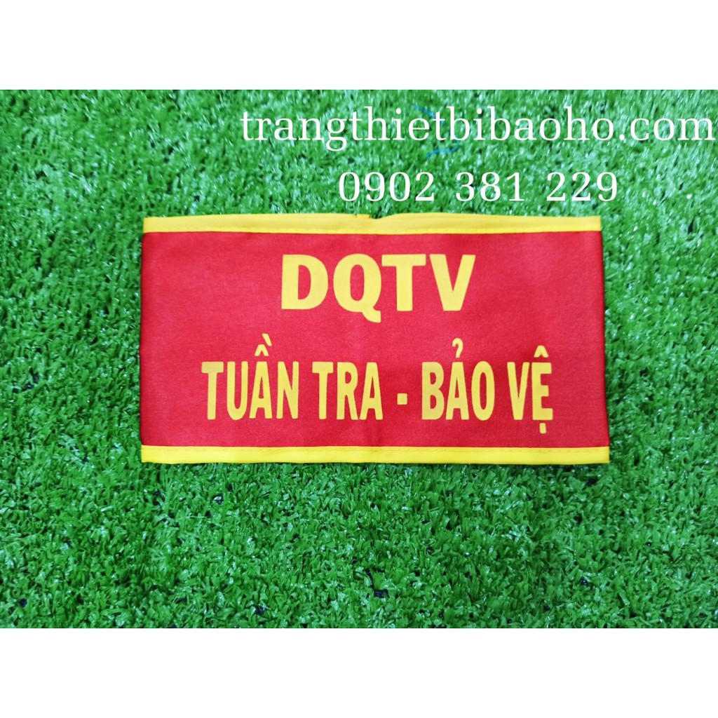 Băng rôn cánh tay màu đỏ - nhiều mẫu