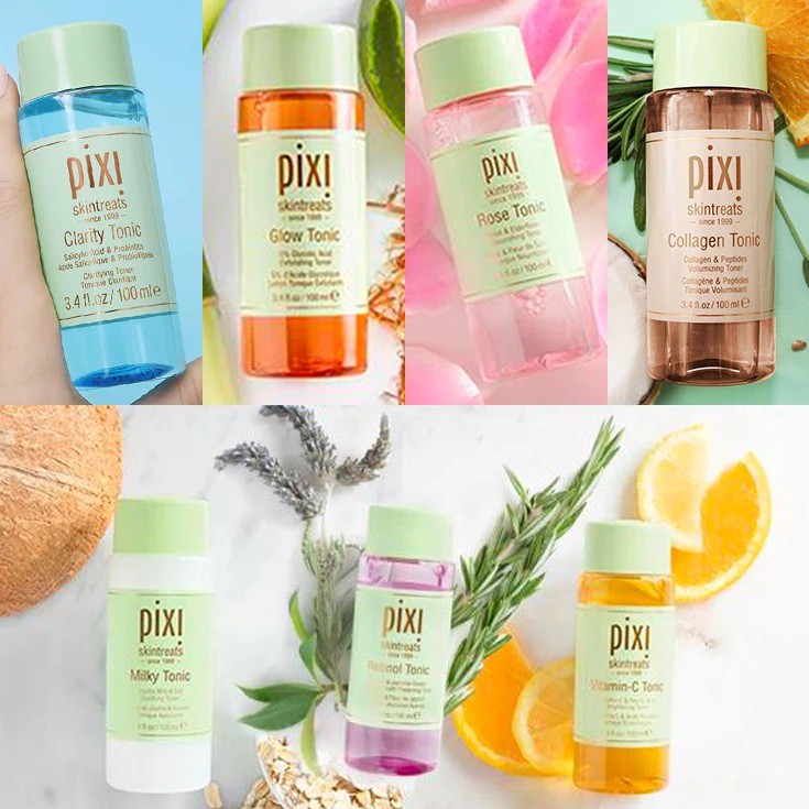 Pixi ☘ Toner tẩy da chết, chống lão hóa, cân bằng giữ ẩm Glow Tonic / Retinol Tonic / Vitamin C Tonic