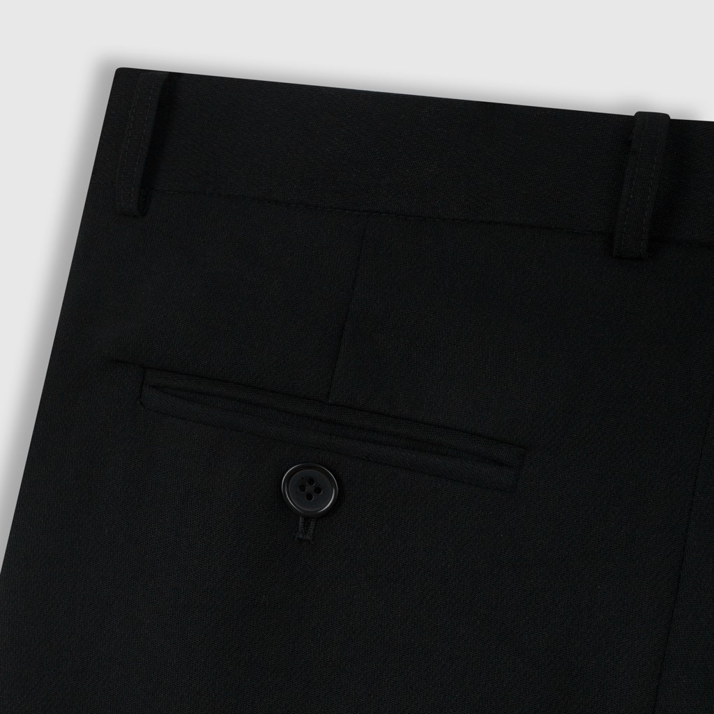 Quần vải, quần âu nam [FULLBOX, CHÍNH HÃNG] vải âu tuyết mưa co giãn nhẹ không nhăn form regular | quần dài đen | BigBuy360 - bigbuy360.vn