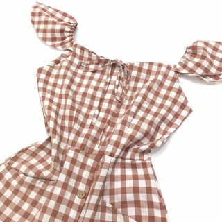 Váy caro vintage bánh bèo 💗