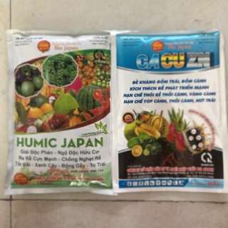 Bộ đôi humic japan + ca cu zn